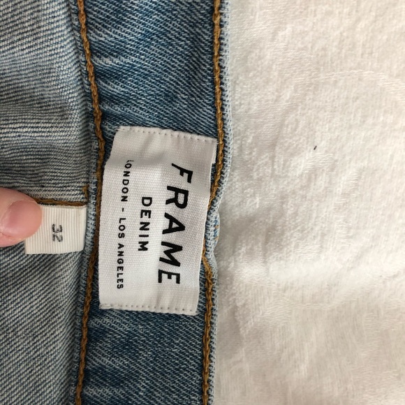 Frame Denim “Le Nouveau” Straight Crop - Picture 8 of 12